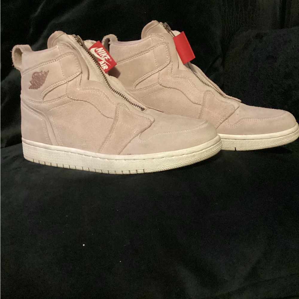 Nike Air Jordan Tan High-Top Sneakers